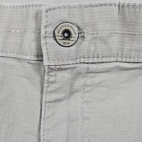 Weatherproof Vintage Cargo Shorts Mens 40 Performance Stretch 9" Inseam Khaki - Picture 8 of 10